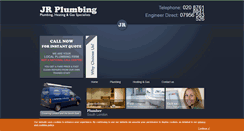 Desktop Screenshot of jrplumbinglondon.co.uk